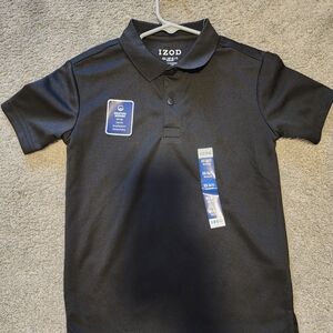 IZOD Kids Polo Shirt in Classic Black